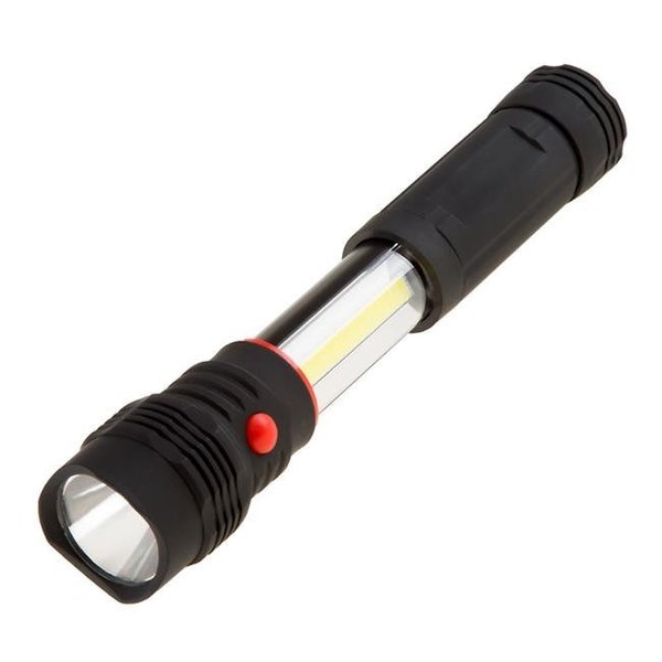 Stalwart Stalwart 75-WL2004 2-in-1 COB LED Telescoping Worklight Flashlight with Magnet 75-WL2004